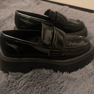 Black Zara Loafers